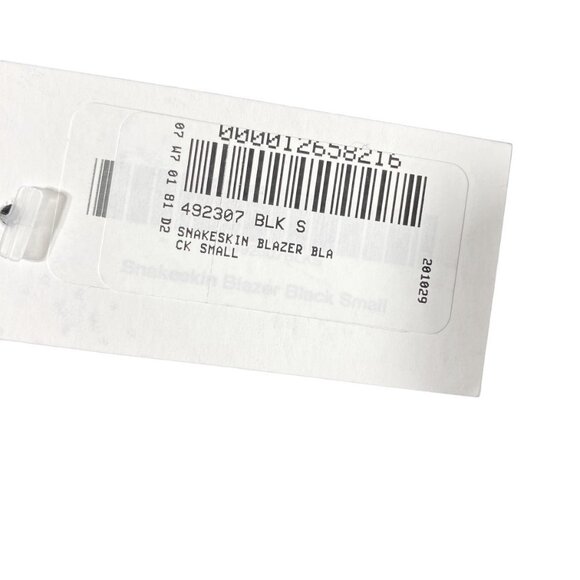 Hilary MacMillan Snakeskin Blazer Black - Picture 6 of 6